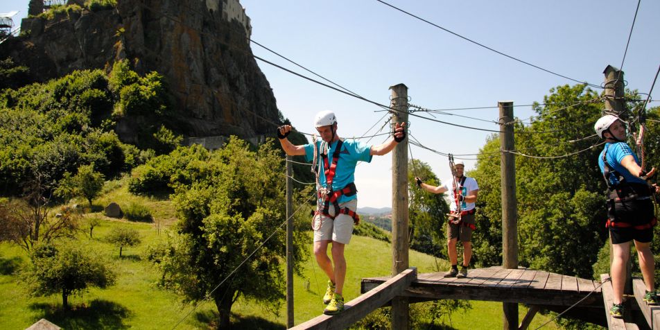Hochseilgarten I für Ihren Betriebsausflug I 
- 
Naturbursch Training Riegersburg - Teamtraining, Kletterkurse, Hochseilgarten